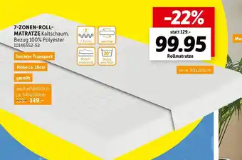 SCONTO 7-zonen-roll-matratze Angebot