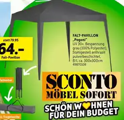 SCONTO Falt-pavillon pogoni Angebot