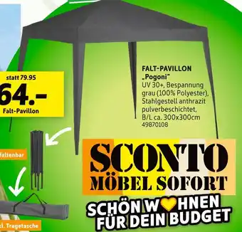 SCONTO Falt-pavillon pogoni Angebot