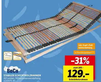 SCONTO Beco stabiler schichtholzrahmen Angebot