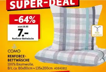 SCONTO Como renforce-bettwäsche Angebot