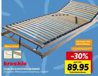 SCONTO Breckle stabiler schichtholzrahmen Angebot