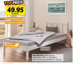 SCONTO Massivholz bettgestell Angebot