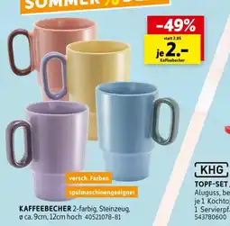SCONTO Kaffeebecher Angebot