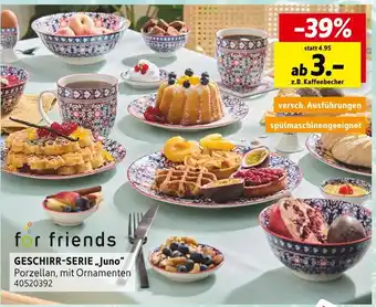 SCONTO For friends geschirr-serie juno Angebot