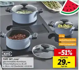 SCONTO Khg topf-set livia Angebot