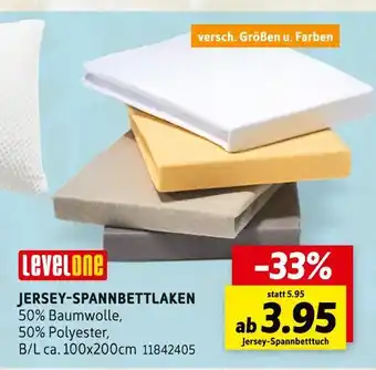 SCONTO Levelone jersey-spannbettlaken Angebot
