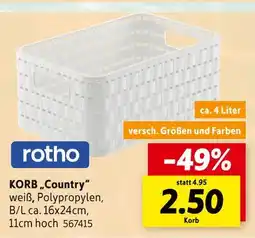 SCONTO Rotho korb country Angebot
