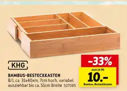 SCONTO Khg bambus-besteckkasten Angebot