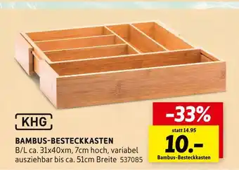 SCONTO Khg bambus-besteckkasten Angebot