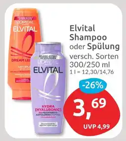 Budni L'oreal elvital shampoo oder spülung Angebot