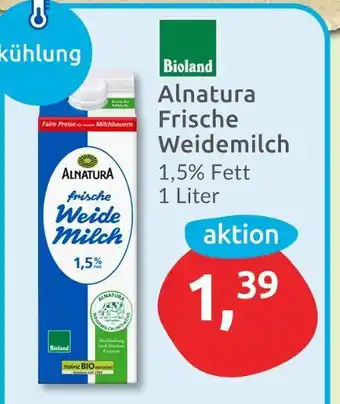 Budni Alnatura frische weidemilch Angebot