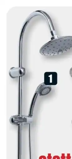 B1 Discount Baumarkt Überkopf Brausestangen-Set Fresh Shower Angebot