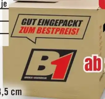 B1 Discount Baumarkt B1 Umzugskarton Angebot