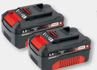 B1 Discount Baumarkt Einhell Akku Twinpack Power X-Change Angebot