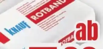 B1 Discount Baumarkt Knauf Rotband Haftputzgips Angebot
