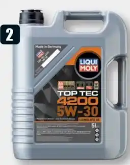 B1 Discount Baumarkt Liqui Moly Motorenöl Top Tec 4200 5W-30 Angebot