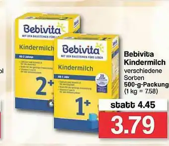 Famila Nord West Bebivita Kindermilch Angebot