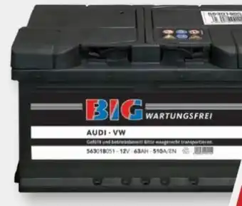 B1 Discount Baumarkt BIG Batterie Industrie Germany Auto-Batterie Angebot