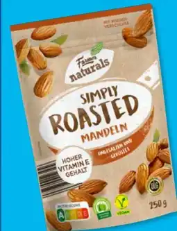 Aldi Süd Farmer naturals Simply Roasted Mandeln Angebot
