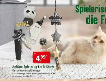 Fressnapf Anione Spielzeug Let It Snow Angebot