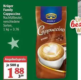 Globus Krüger Family Cappuccino Angebot