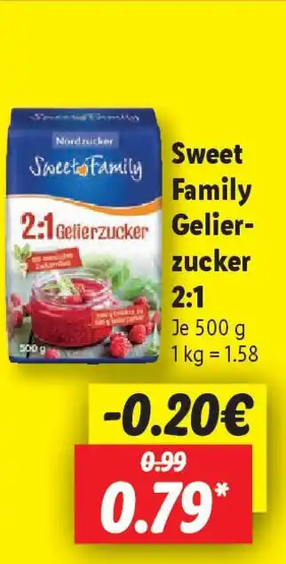 Lidl Sweets Family Gelier- zucker Angebot
