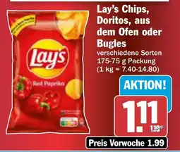 AEZ Lay's Chips, Doritos, aus dem Ofen oder Bugles Angebot