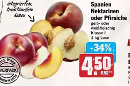 AEZ Spanien Nektarinen oder Pfirsiche Angebot
