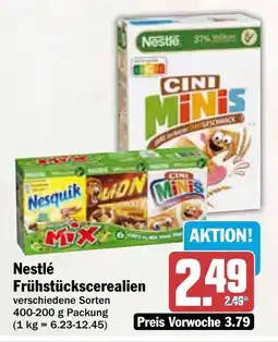 AEZ Nestlé Frühstückscerealien Angebot