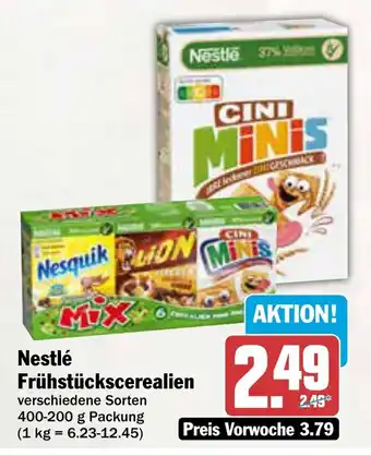 AEZ Nestlé Frühstückscerealien Angebot