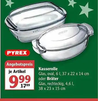 Globus Pyrex Kasserolle Oder Bräter Angebot