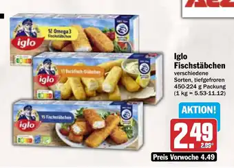 AEZ Iglo Fischstäbchen Angebot