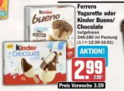 AEZ Ferrero Yogurette oder Kinder Bueno/ Angebot