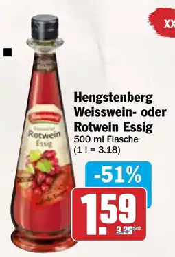 AEZ Hengstenberg Weisswein- oder Rotwein Essig Angebot