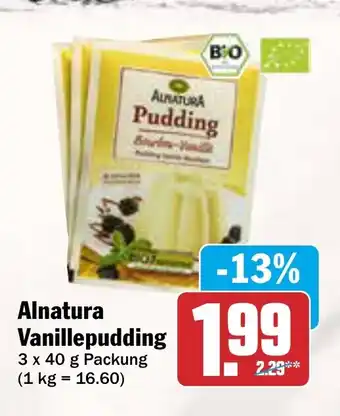 AEZ Alnatura Vanillepudding Angebot