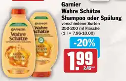 AEZ Garnier Wahre Schätze Shampoo oder Spülung Angebot