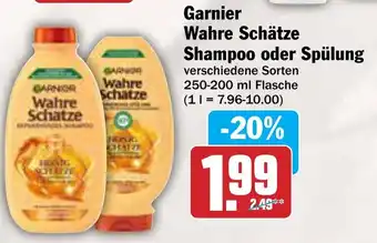 AEZ Garnier Wahre Schätze Shampoo oder Spülung Angebot