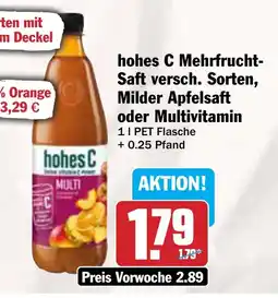 AEZ hohes C Mehrfrucht- Saft versch. Sorten, Milder Apfelsaf oder Multivitamin t Angebot