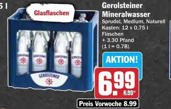 AEZ Gerolsteiner Mineralwasser Angebot