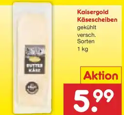 Netto Marken-Discount Kaisergold Käsescheiben Angebot