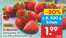 Netto Marken-Discount Erdbeeren Angebot
