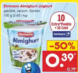 Netto Marken-Discount Ehrmann Almighurt Joghurt Angebot