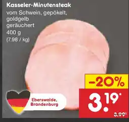 Netto Marken-Discount Kasseler-Minutensteak v Angebot