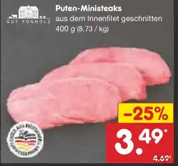 Netto Marken-Discount Puten-Ministeaks Angebot