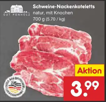 Netto Marken-Discount Schweine-Nackenkoteletts Angebot