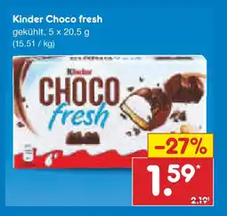 Netto Marken-Discount Kinder Choco fresh Angebot