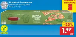 Netto Marken-Discount Pizzateig mit Tomatensauce Angebot