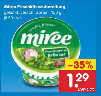 Netto Marken-Discount Miree Frischkäsezubereitung Angebot