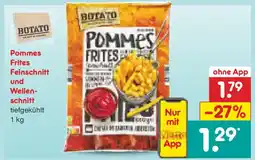 Netto Marken-Discount Pommes Frites Feinschnitt schnitt Angebot